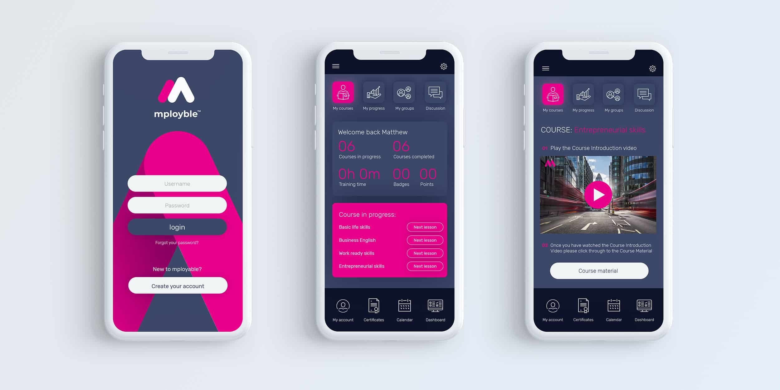 mployable app design by FUSE4