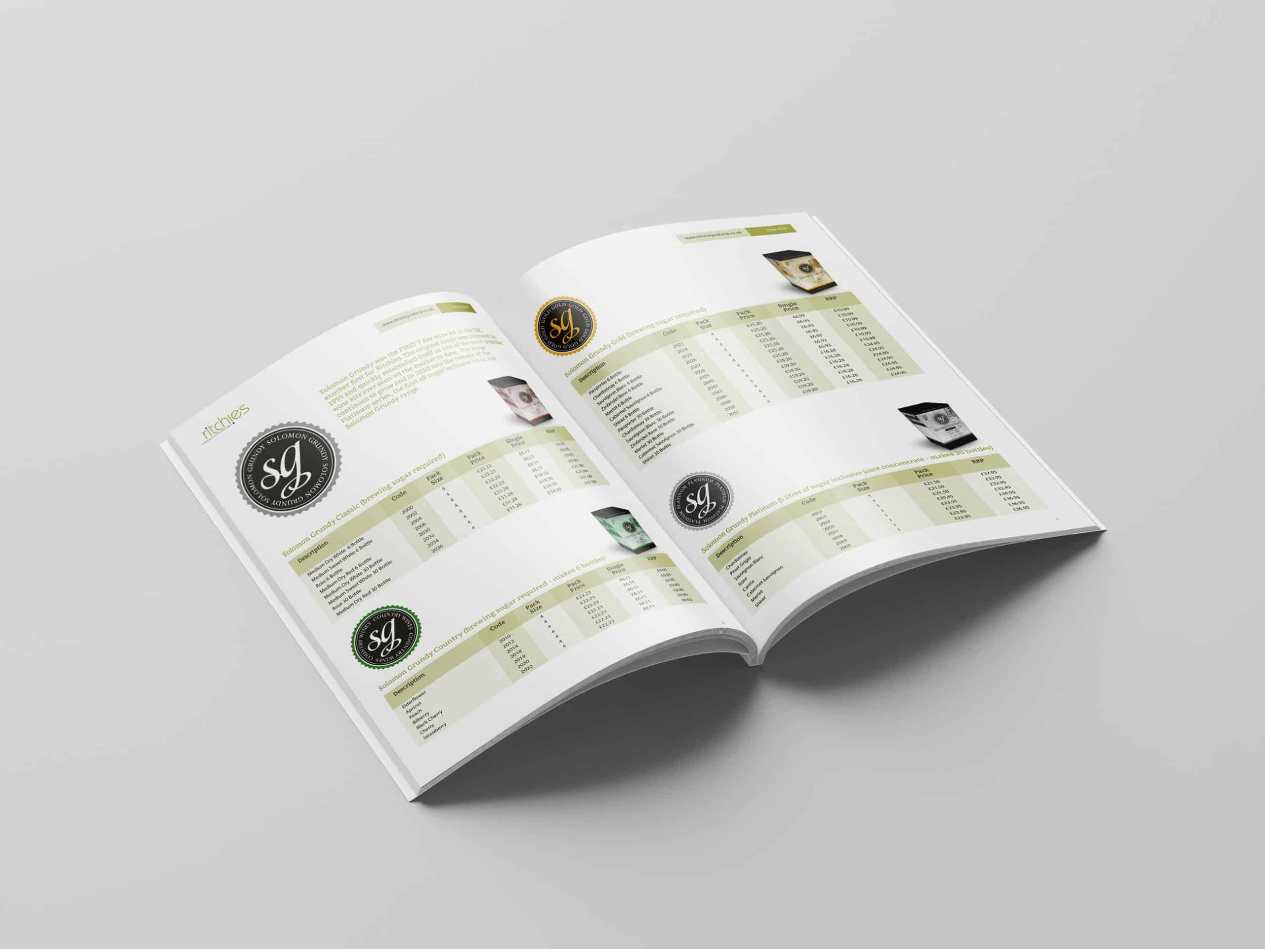 Product catalogue design for Ritchie Products by Fuse4